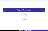 Regular Languages - Computer potter/theory/2.1_regular_ ¢  I If A and B are regular languages