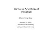 Direct ®±-Arylation of Ketones 958 Seminars_pdf/FS03_SS04... Direct ®±-Arylation of Ketones Zhensheng