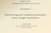 Lecture 2 Electromagnetic radiation forspatial/2270/lecture2/ ¢  Electromagnetic Radiation