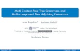 Multi Context-Free Tree Grammars and Multi Multi Context-Free Tree Grammars and Multi-component Tree