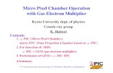 Micro Pixel Chamber Operation with Gas Electron Multiplier 2018-11-17¢  7th International Conference