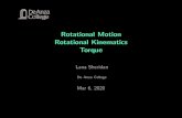 Rotational Motion Rotational Kinematics lanasheridan/4A/Phys4A- ¢  Rotational Motion Rotational