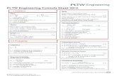 PLTW Engineering Formula Sheet 2014schi ... ¢© 2014 Project Lead The Way, Inc. PLTW Engineering Formula