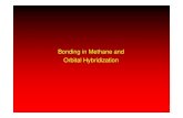 Bonding in Methane and Orbital Hybridization Bonding in Methane and Orbital Hybridization. tetrahedral