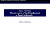 Isaac Newton: Development of the Calculus and a ... mchyba/documents/...08_ ¢  Isaac Newton:
