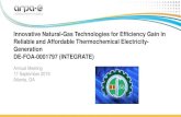Innovative Natural-Gas Technologies for Efficiency Gain in ... Annual...¢  Innovative Natural-Gas Technologies
