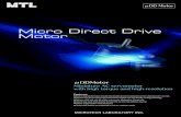 Micro Direct Drive Motor ¼DD_MOTOR... Micro Direct Drive Motor 02 System structure Axle endurance load