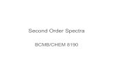 Second Order Spectra - University of Understanding second order spectra ¢â‚¬¢ Pure first order (AX) spectrum: