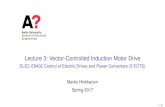Lecture 3: Vector-Controlled Induction Motor Drive Vector Control Methods I Based on the dynamic motor