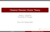 Classical Discrete Choice 2019-06-06¢  Classical regression model: y = x + "0 = E ("jx) E s N 0;«â„¢2I