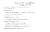 Magnetic Forces and Fields (Chapters 29-30) freamamv/Secondary/PHYS155/L05.pdf¢  Magnetic Forces and