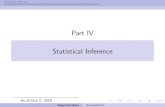 Part IV Statistical Inference - sjp/Teaching/ecm/lectures/ecmc4.pdf¢  Part IV Statistical Inference