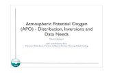 Atmospheric Potential Oxygen (APO) - Distribution, Inversions 2007-02-19¢  Atmospheric Potential Oxygen