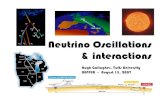 Neutrino Oscillations - Boston University 2007-08-16¢  First evidence for neutrino oscillations (and