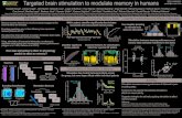 Targeted brain stimulation to modulate memory in humans ... Foundations of Human Memory / Suthana et