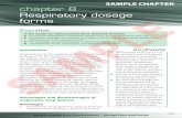 chapter 8 Respiratory dosage forms The respiratory tract (Figure 8.1) may be subdivided into several
