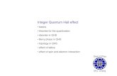 Integer Quantum Hall effect - Semantic Scholar ... Integer Quantum Hall effect ¢â‚¬¢ basics ¢â‚¬¢ theories