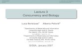Lecture 3 Concurrency and Biology bortolu/files/Didattica...¢  Lecture 3 Concurrency and Biology Luca