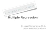 Multiple Regression - Kasetsart Economic Environment for Finance... Multiple Regression Equation The