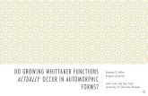 Do growing Whittaker functions actually occur in ... Growing functions do actually occur in some examples