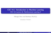 CSC 411: Introduction to Machine Learning mren/teach/csc411_19s/lec/lec22.pdfآ  CSC 411: Introduction