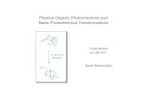 Physical Organic Photochemistry and Basic Photochemical ... Physical Organic Photochemistry and Basic