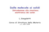 Introduzione alla struttura elettronica dei solidi L ...dmf. sangalet/struttura2/dalle_molecole_ai_solidi_2008.pdfآ 