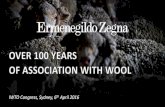 IWTO Congress, Sydney, 6th April z zegna techmerino in the woolmark campaign with del piero 2014 â€“