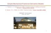 Simple Mechanical Fractional Derivative Models 2016-07-26آ  Fractional Derivative of a periodic function.