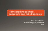 Hemoglobinopathies - Lab diagnosis