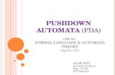 Pushdown Automata  (PDA)