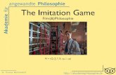 Film(&)Philosophie: The imitation game