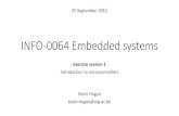 INFO-0064 Embedded systems - Montefiore khogan/downloads/ex_sess_1.pdfâ€¢C programming language available (XC8 compiler) ... bank 0 bank 1 bank 14 bank 15 000h 100h FFFh F80h ...