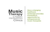Music therapy in pediatric interdisciplinary clinics