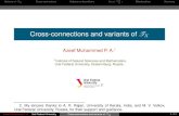 Cross-connections and variants of TX Variants of T XCross-connectionsSubsets and partitions Reg(T )