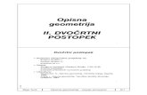 Opisna geometrija II. DVO^RTNI · PDF file-Strubecker, K., Nacrtna geometrija, Tehni~ka knjiga, Zagreb, 1969.-Prebil, I., Opisna geometrija, Tehni{ka zalo`ba Slovenije, Ljubljana,