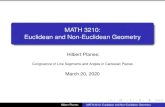 MATH 3210: Euclidean and Non-Euclidean Geometry szendrei/Geom_S20/lec-03-20.pdf¢  Euclidean and Non-Euclidean