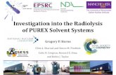 An experimental and computational investigation into the radiolysis
