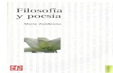 Filosofia y Poesia Maria Zambrano PDF