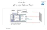 Ultrasound Distance Meter Ultrasound Distance Meter. Z£¼rcher Fachhochschule 2 Introduction Ultrasound