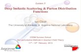 Deep Inelastic Scattering & Parton Distribution ... Parton Distribution Functions frontpage table of
