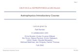 Astrophysics Introductory Course - staff.on. · PDF fileRybicki and Lightman: ... Provided the distribution function of the momenta n(p) is Astrophysics Introductory Course Fall 2002.