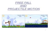 FREE FALL AND PROJECTILE MOTION - Madison a diagram or picture of the situation. 3. ... We will look at all projectile motion by separating the ... This shows what is happening to