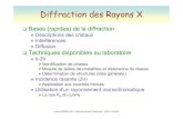 Diffraction des rayons X - Free