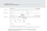 CHAPTER 9 -  · PDF fileCHAPTER 9 POWER ELECTRONICS ... MCQ 9.1 A half-controlled single-phase bridge rectifier is supplying an R-L load. It is operated at a firing angle