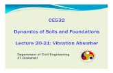 CE 532 Lecture 20-21 Vibration Absorber
