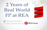 2 Years of ®» Real World FP at REA - YOW! Conferences input output; no side effects You can tell what