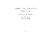 Theory of Computation Chapter Theory of Computation Chapter 2 Guan-Shieng Huang Feb. 24, 2003 Feb. 19,
