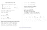 TRIGONOMETRI (Kompetensi 4) - Kom · PDF filePersamaan dan pertidaksamaan Trigonometri 1. Persamaan Rumus umum penyelesaian persamaan trigonometri ... Contoh Soal : Soal-soal UN2010