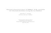 Thermal Characterization of MBBA ... - Physics and Astronomy Department of Physics and Astronomy April
